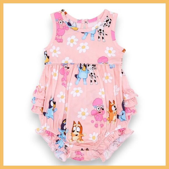 Little Sleepies Bluey Garden Games Bubble Romper 18-24 Months NIB - Picture 1 of 2